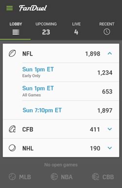 FanDuel Android