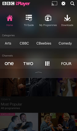 BBC iPlayer UK Sports App
